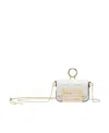 Fendi Iconic Baguette Mini Bag In White