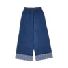 Fendi Ide-leg Jeans With Turn-up Kids In Blue