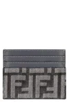 Fendi Il Testo "porta Carte Baguette In Jacquard Ff Effetto Denim" Tradotto Dall'italiano (it) All'i In Blue