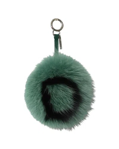 Pre-owned Fendi Initial Pom-pom Charm (authentic Pre-loved) In Multi