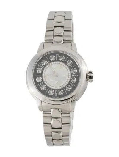 Pre-owned Fendi Ishine Watch, 34mm In Multicolor