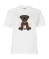 Fendi Itina Patch Crewneck T-shirt In White