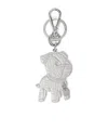 Fendi Palladium-finish Metal Key Ring In Silver