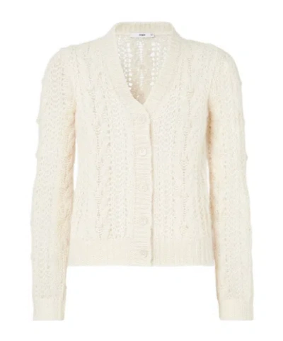 Fendi Cardigan In Neutral