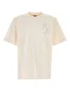 Fendi Crew Neck Short Sleeve Fitted T-shirt In Neutral