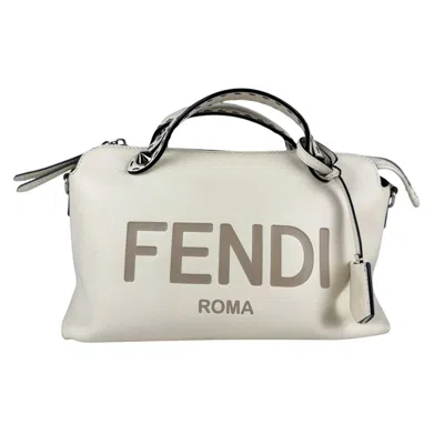 Pre-owned Fendi Ivory Leather Handbag Shoulder Bag () In White