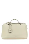 Fendi Women Ivory Leather Medium By The Way Handbag