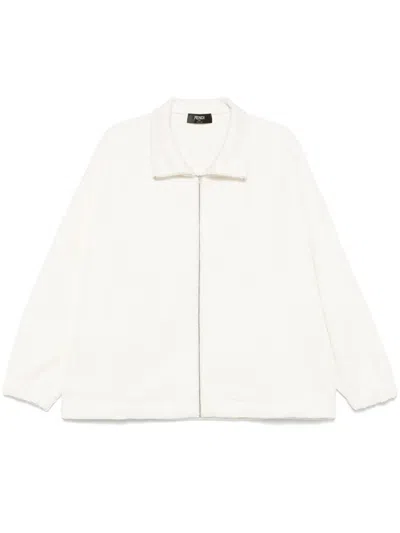 Fendi Ivory Polyester Blend Sweatshirt