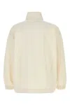Fendi Felpa In Misto Poliestere Avorio  Uomo In Mousse