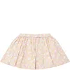 FENDI IVORY SKIRT FOR BABY GIRL WITH ICONIC FF