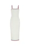 Fendi Woman Ivory Viscose Blend Dress
