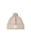 Fendi Ivory Wool And Cashmere Hat In Neutral