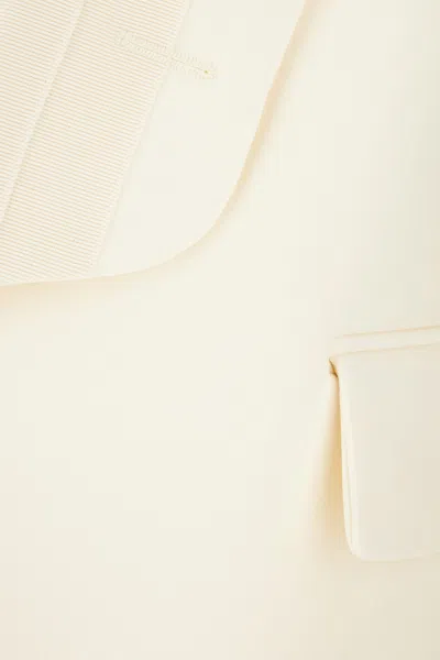 Fendi Ivory Wool Blend Blazer