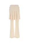 Fendi Grain De Poudre Pleated Panel Pants