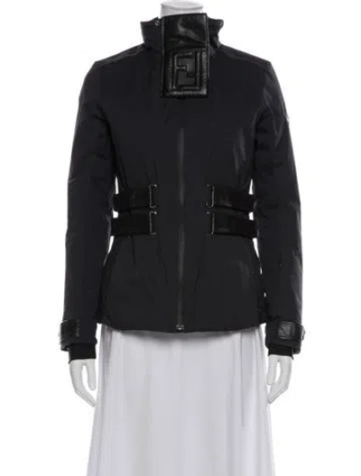 Pre-owned Fendi Jacket In Blue