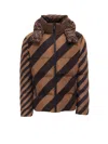 Fendi Jacket In Brown
