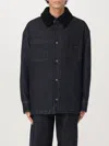 Fendi Denim Padded Jacket In Schwarz