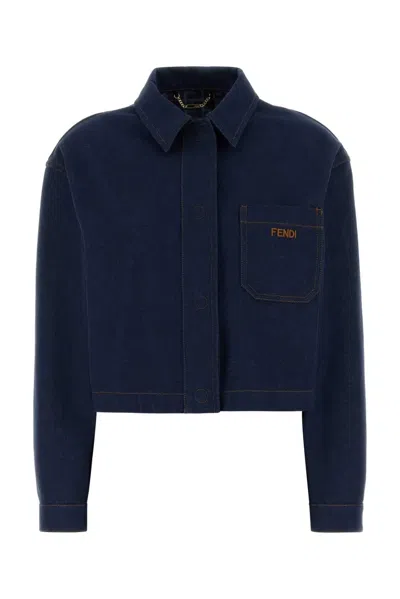FENDI FENDI JACKET FF REVERSE DEN