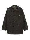 Fendi Tobacco Casual Jacket In Grey