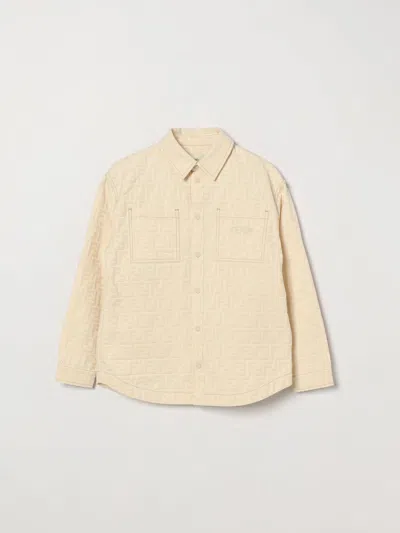 Fendi Jacket Kids In Nude