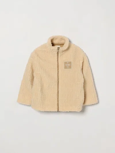 Fendi Jacket Kids In Nude