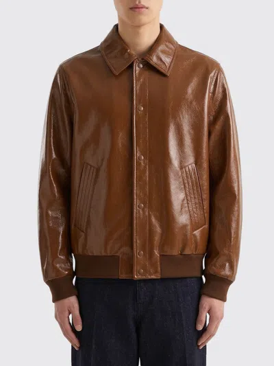 FENDI FENDI SHINY LEATHER JACKET