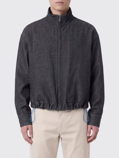 Fendi Jacket Men  In Gray
