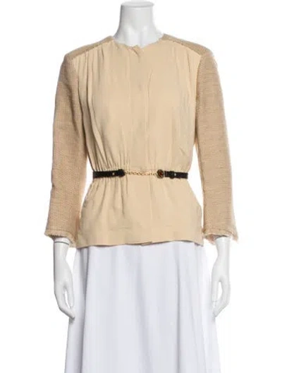 Pre-owned Fendi Jacket In Neutrals