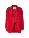 Fendi Red Technical Viscose Jacket In Red