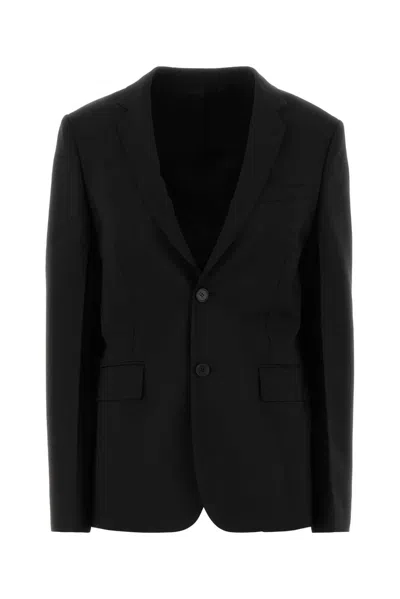 Fendi Jacket Sb Kid Mohair In Black