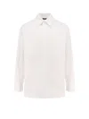 Fendi Selleria Stitching Denim Jacket In White