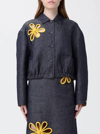 Fendi Jacket Woman  In Blue