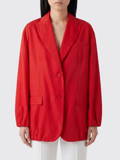 Fendi Jacket Woman In Red
