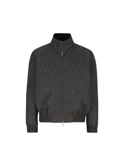 Fendi Jackets In Mud/tobacco