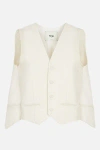 Fendi Cut-out Detail Deconstructed Vest