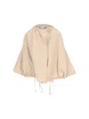 Fendi Women Ff Cotton And Linen Jacket In Neutral