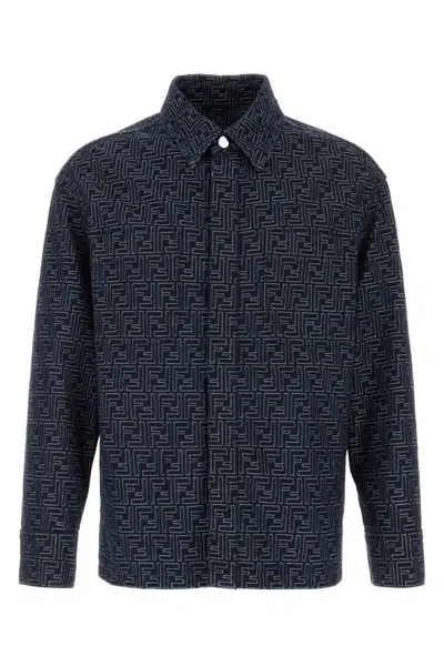 Fendi Jackets In Blue