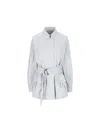 Fendi Cotton And Silk Blouson In Anise