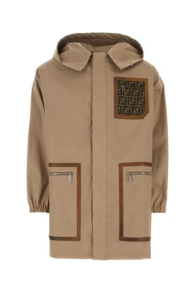 Fendi Jackets In Beige O Tan