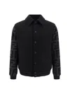 Fendi Wool Jacket In Black