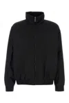 Fendi Black Nylon Bomber Jacket In Black