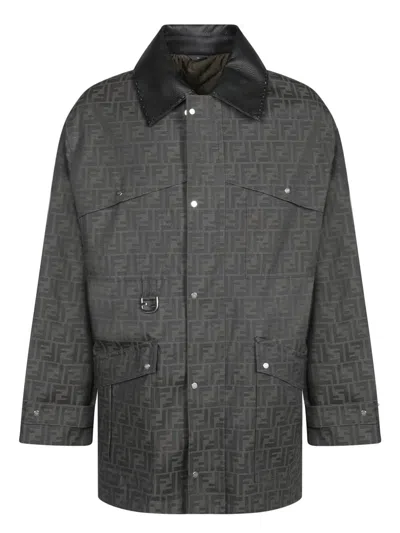 Fendi Jackets In Gray