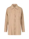 Fendi Wool Shirt Jacket In Multi