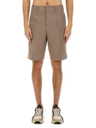 FENDI JACQUARD BERMUDA SHORTS