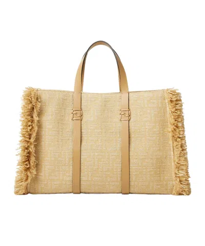 FENDI FENDI SUMMER FF JACQUARD TOTE BAG