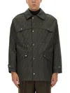Fendi Blouson In Jacquard Ff In Black