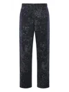 Fendi Jacquard Jeans In Black