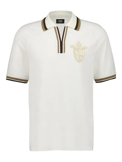FENDI JACQUARD POLO SHIRT