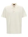 FENDI JACQUARD  SHIRT POLO WHITE