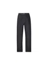 Fendi Denim Trousers With Straight Leg And Pockets In Black